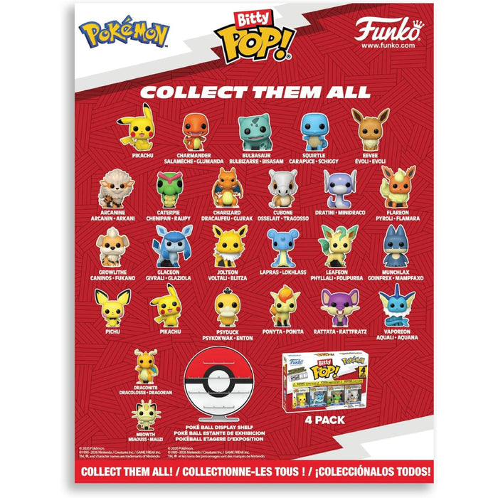 Set Mini Figurine Funko Bitty Pop 24 Day Countdown Advent Calendar - Pokemon