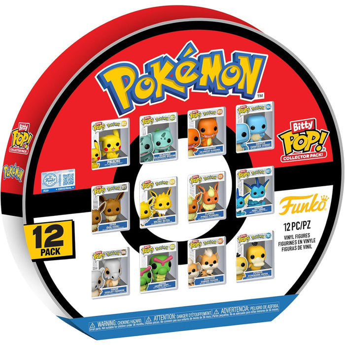 Set 12 Mini Figurine Pokemon Bitty POP! 2,5 cm