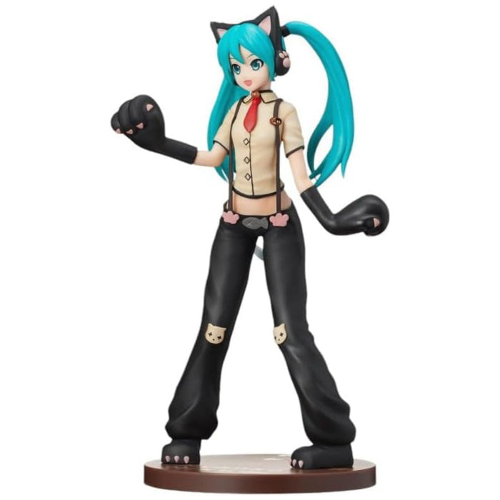 Figurina Hatsune Miku Project DIVA Arcade Future Tone SPM PVC - Hatsune Miku Kitty Cat 23 cm