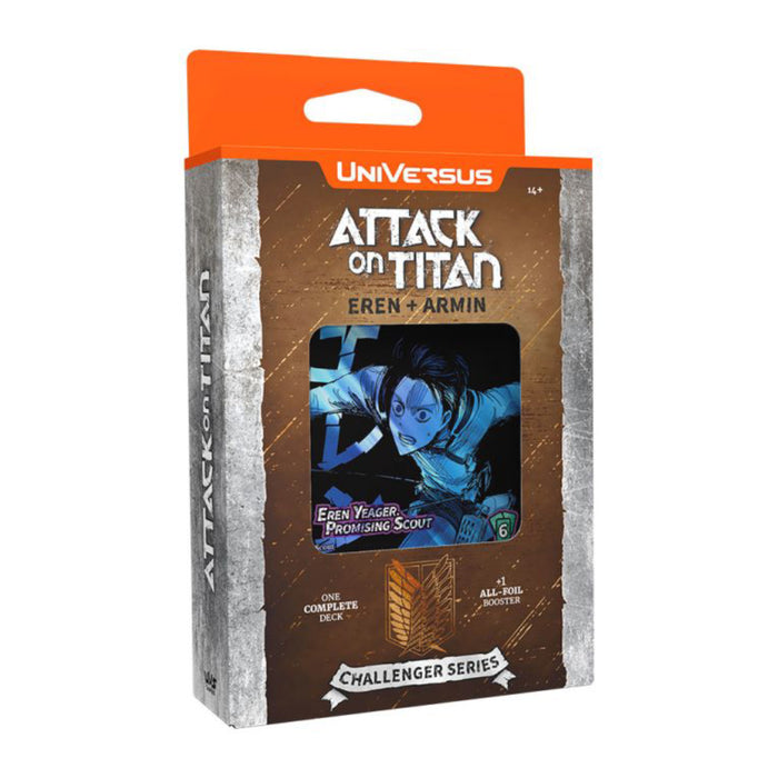 Universus CCG Attack on Titan Battle for Humanity Challenger Series Deck - Eren & Armin