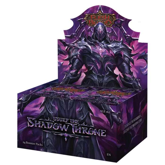 Precomanda Flesh and Blood TCG - Usurp the Shadow Throne Booster Display (24 Packs)
