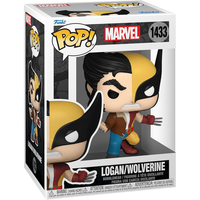 Figurina Funko POP Marvel Split - Wolverine/Logan