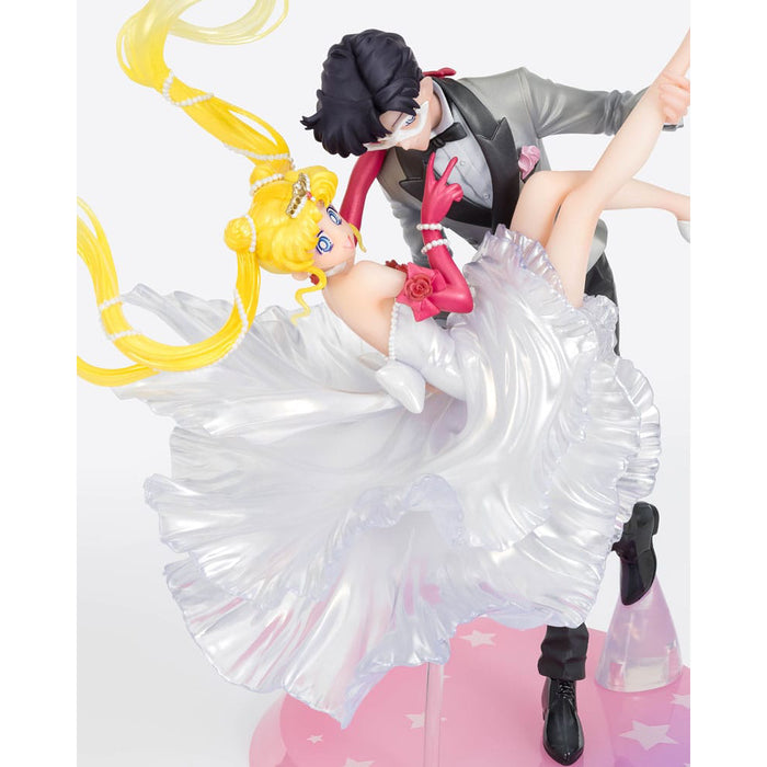 Precomanda Figurina Sailor Moon FiguartsZERO Chouette PVC - Usagi & Tuxedo Mask Moonlight Glow Edition 24 cm