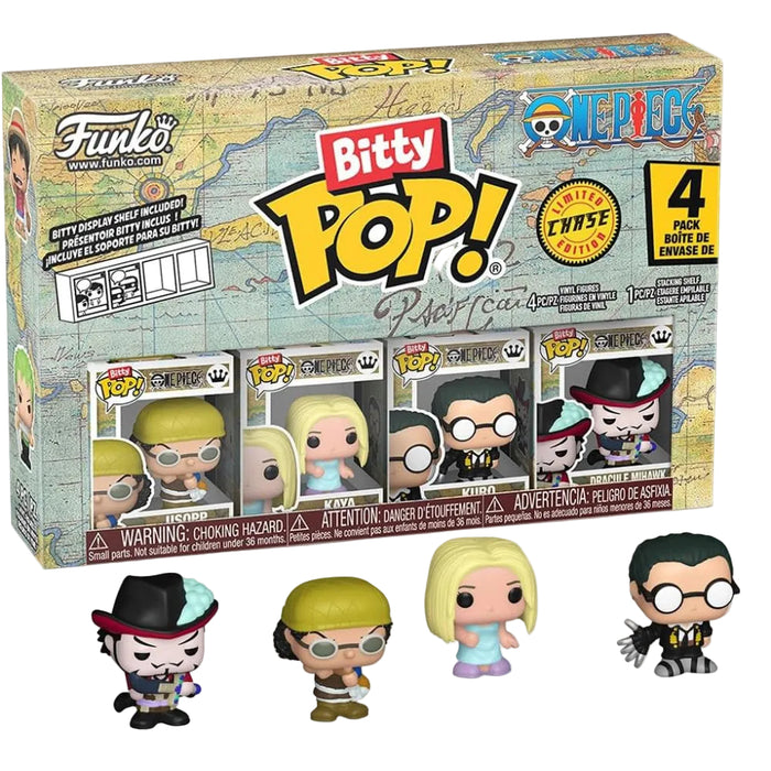 Set 4 Mini Figurine Funko Bitty POP One Piece - Usopp 2,5 cm