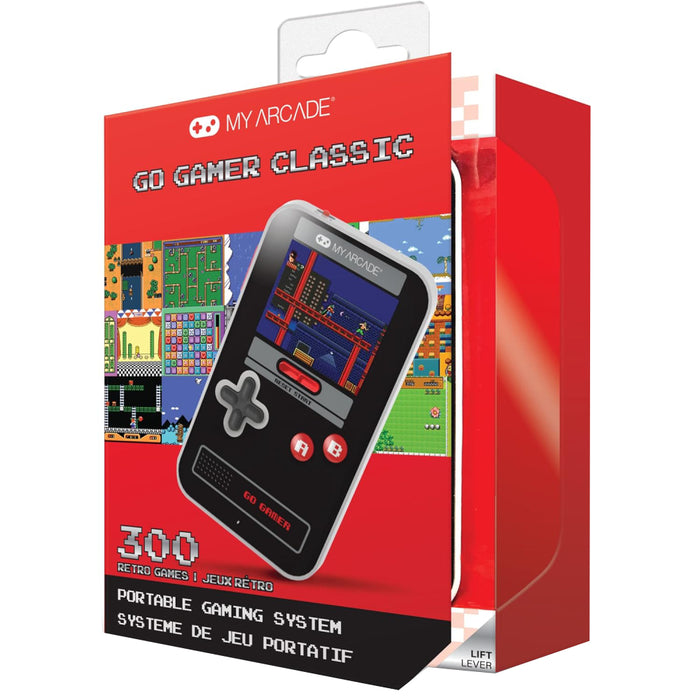 Consola portabila Go Gamer Classic (300 Games in 1) (black, gray & red)