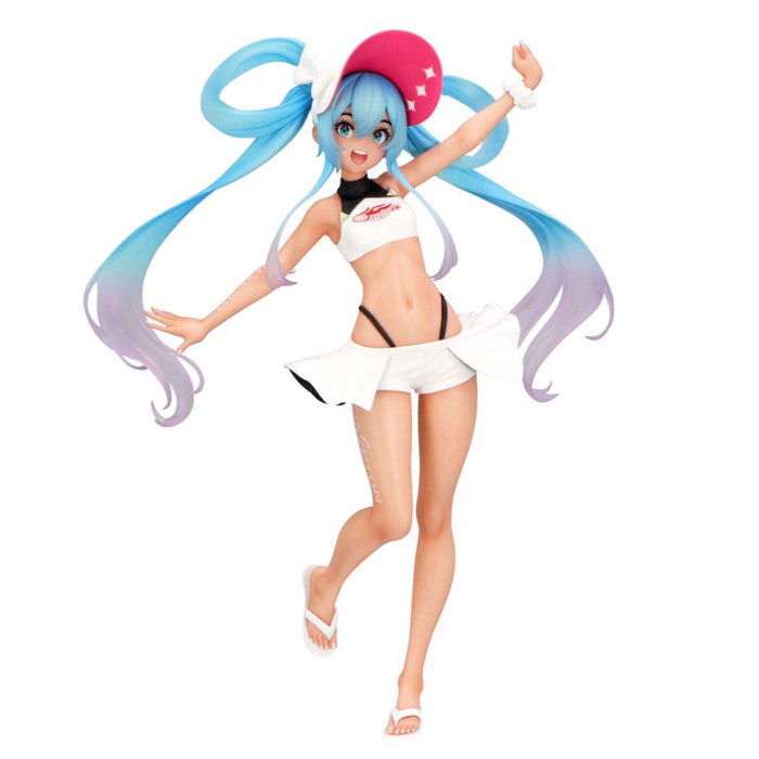 Figurina Hatsune Miku GT Project Trio-Try-iT PVC - Racing Miku 2024 Summer Holiday Ver. 23 cm