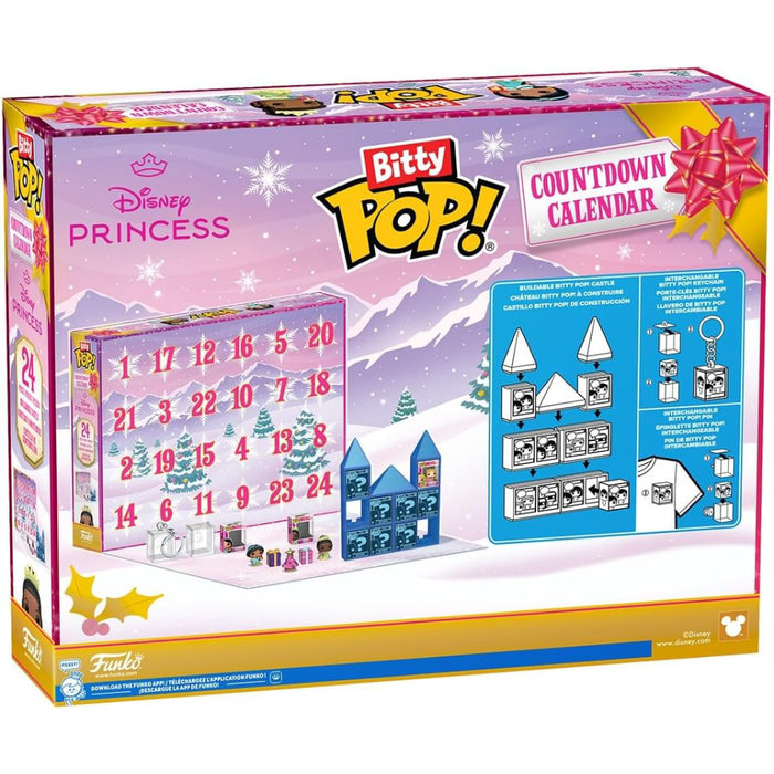Set Mini Figurine Funko Bitty Pop Countdown Calendar - Disney Princess