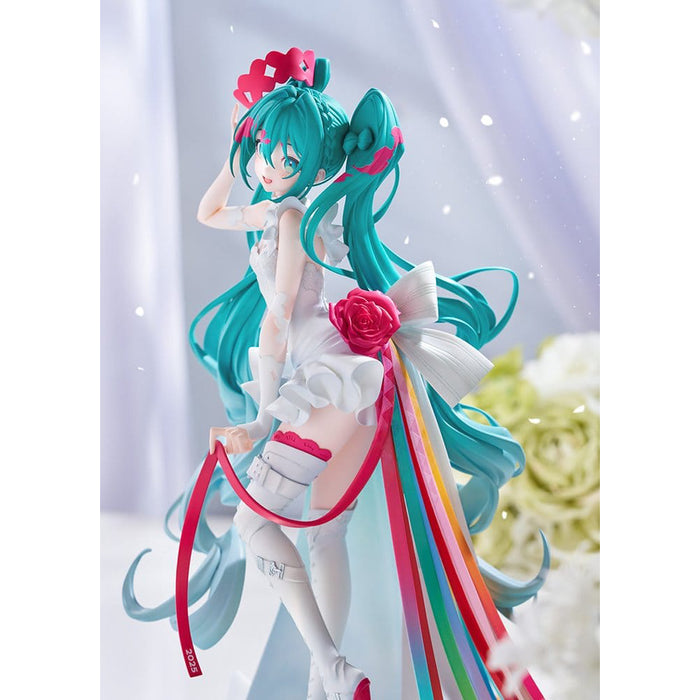 Precomanda Figurina Hatsune Miku GT Project G.S. Collection PVC 1/7 - Racing Miku 15th "Rhapsody" 2010-2025 27 cm