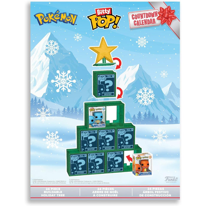 Set Mini Figurine Funko Bitty Pop 24 Day Countdown Advent Calendar - Pokemon