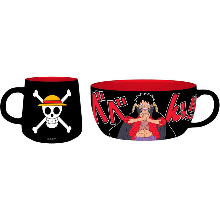 Set Mic Dejun One Piece Cana + Bol - Luffy