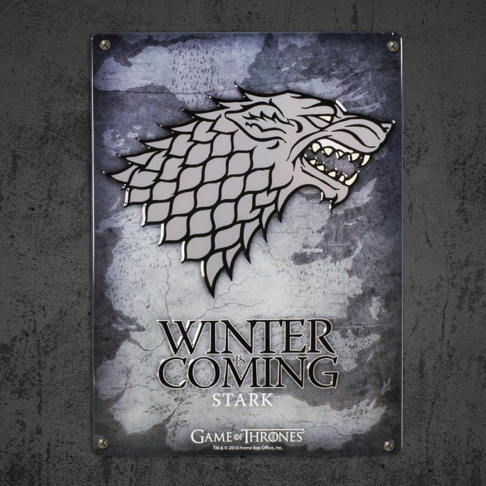 Poster din Metal Game of Thrones - Stark (28x38)
