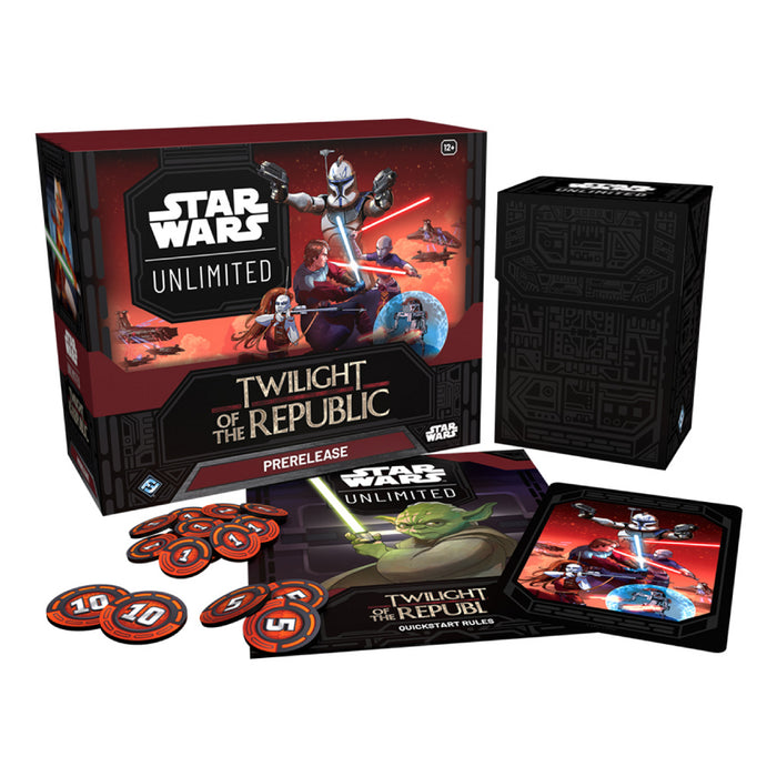 Precomanda FFG - Star Wars Unlimited - Twilight of the Republic Prerelease Box