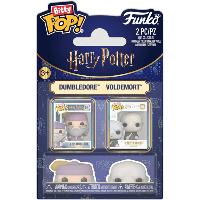 Set 2 Figurine Funko Bitty POP! Harry Potter - Dumbledore / Voldemort