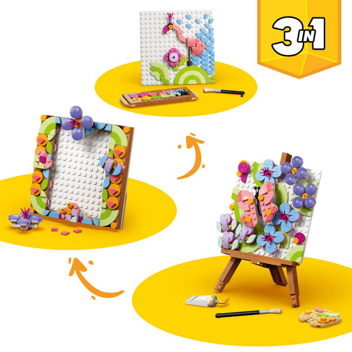 Lego Creator 3 in 1 - Tablou decorativ cu arta florala (31390)