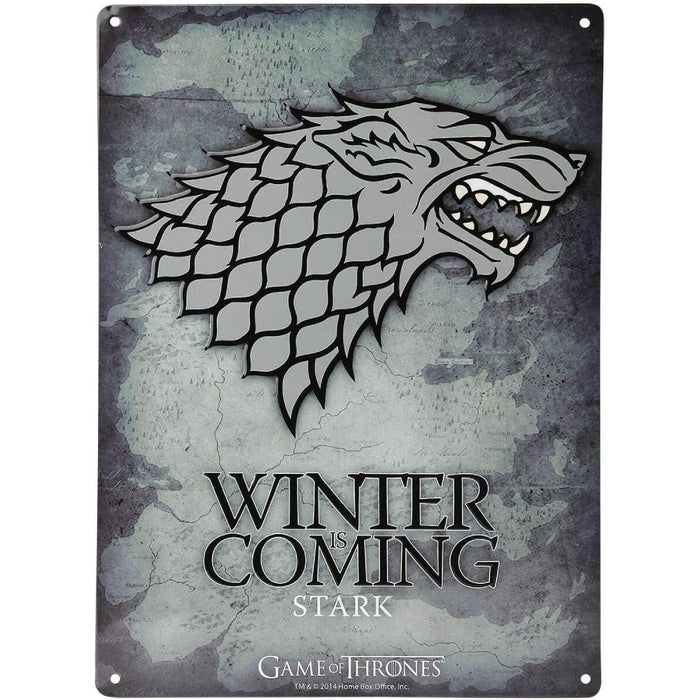 Poster din Metal Game of Thrones - Stark (28x38)