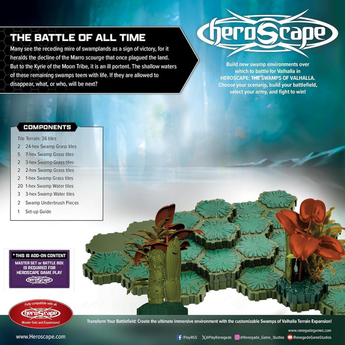 Heroscape - The Swamps of Valhalla Terrain Expansion