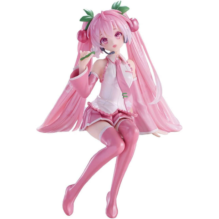 Figurina Hatsune Miku Noodle Stopper PVC - Sakura Miku 2024 Pearl Color Ver 15 cm