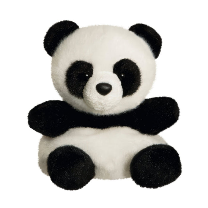 Jucarie de plus de tinut in palma Aurora Palm Pals - Urs panda, 13 cm