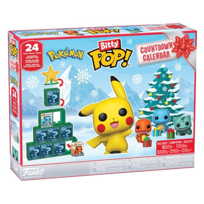 Set Mini Figurine Funko Bitty Pop 24 Day Countdown Advent Calendar - Pokemon