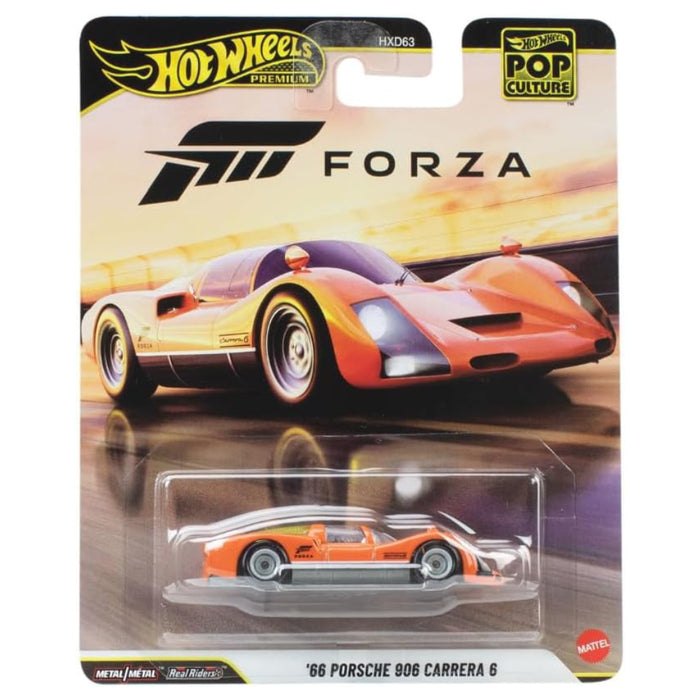 Masinuta Hot Wheels Premium Die-Cast Vehicles 1/64 Pop Culture - '66 Porsche 906 Carrera 6 (Forza)