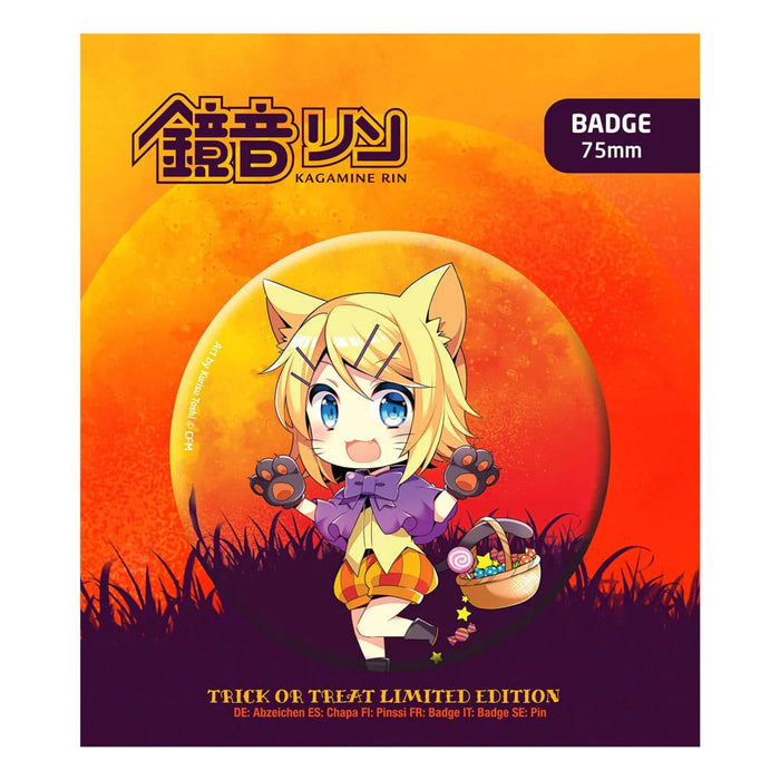 Insigna Hatsune Miku Halloween Limited Edition Kagamine Rin