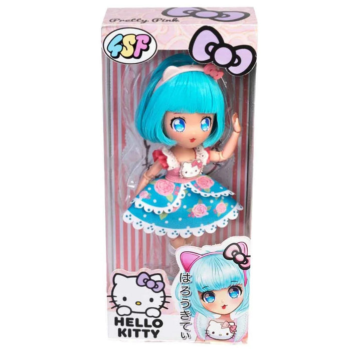 Papusa Manga Hello Kitty - Blue Pretty Pink 19,5 cm
