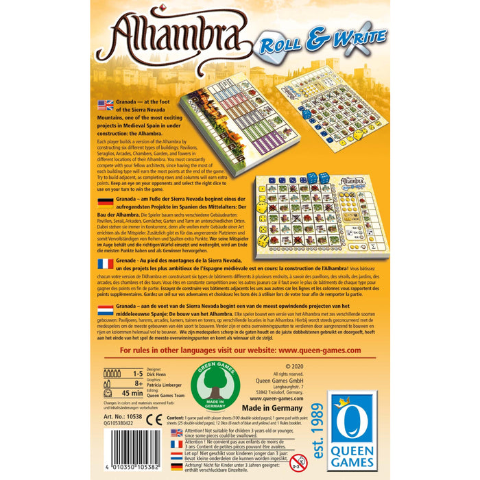 Alhambra Roll & Write