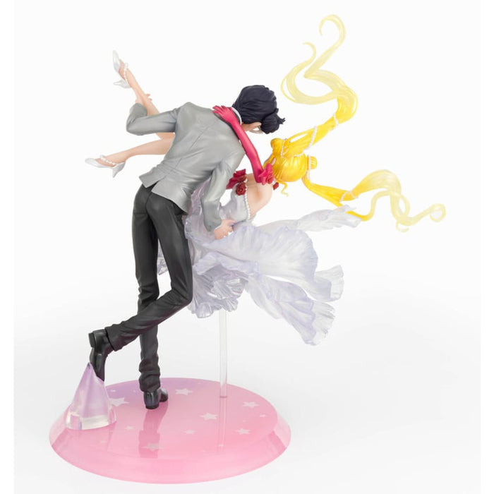 Precomanda Figurina Sailor Moon FiguartsZERO Chouette PVC - Usagi & Tuxedo Mask Moonlight Glow Edition 24 cm