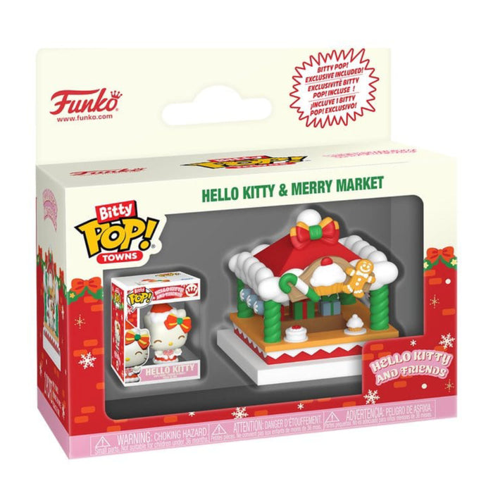 Figurina Funko Bitty POP! Towns Hello Kitty Holiday - Merry Market