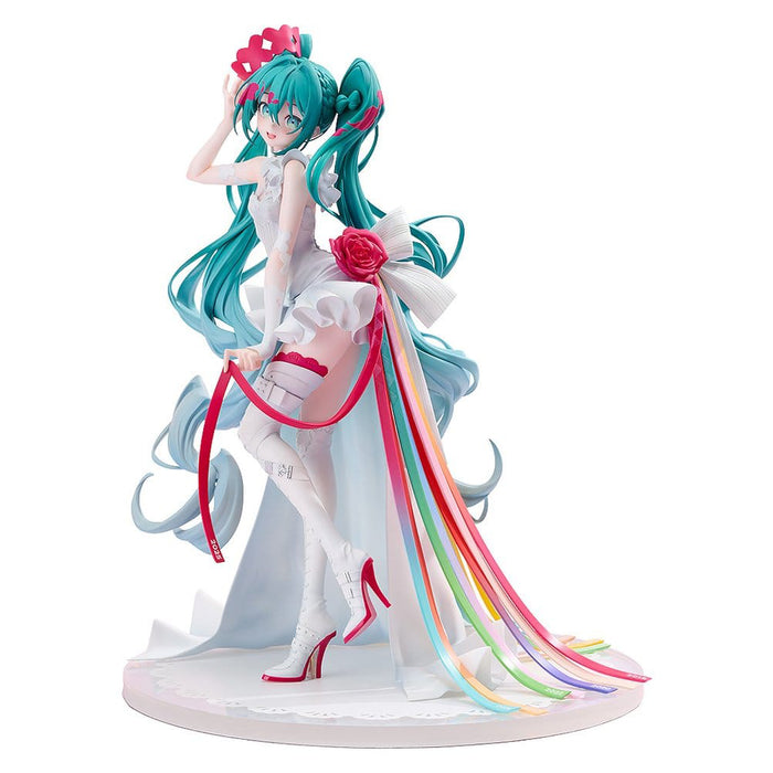 Precomanda Figurina Hatsune Miku GT Project G.S. Collection PVC 1/7 - Racing Miku 15th "Rhapsody" 2010-2025 27 cm