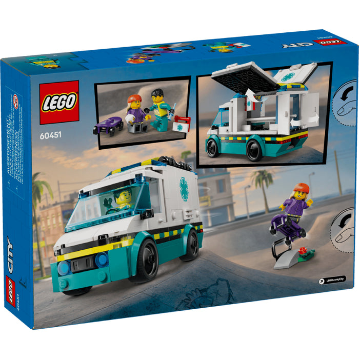 Lego City - Ambulanta de urgente (60451)