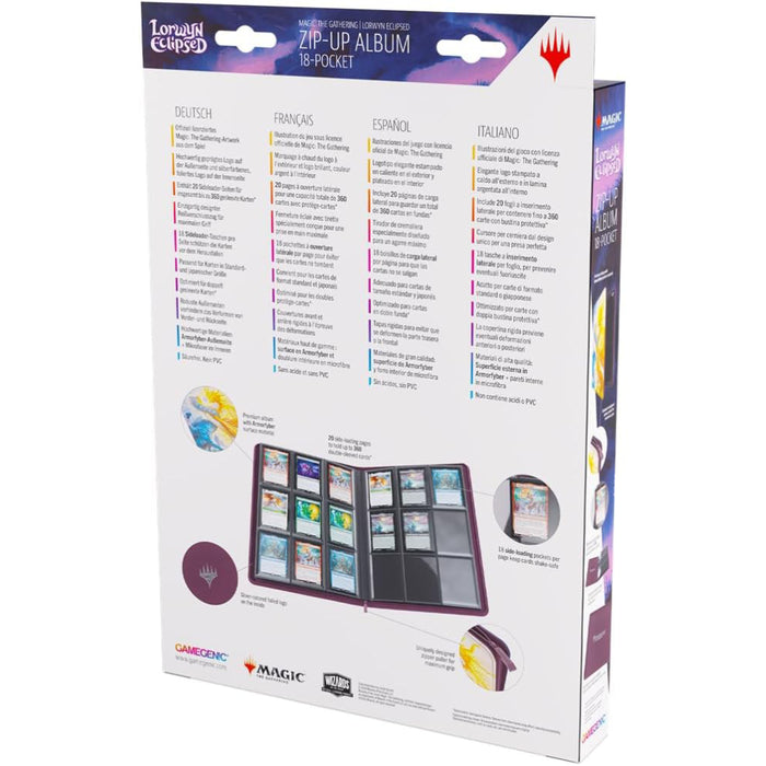 Album Zip Up 18-Pocket Gamegenic - Magic The Gathering Lorwyn Eclipsed - Celestial  Reunion