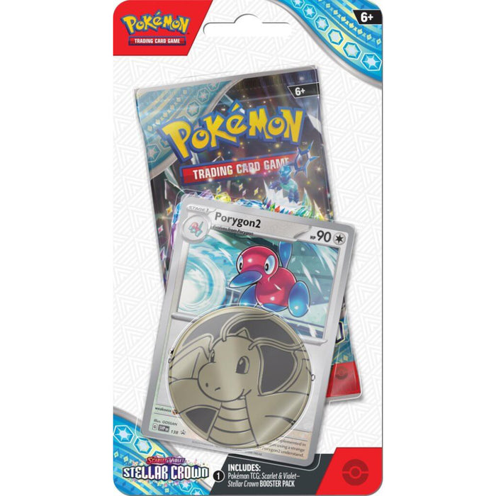 PKM - Scarlet & Violet 7 Stellar Crown Checklane Blister - Porygon