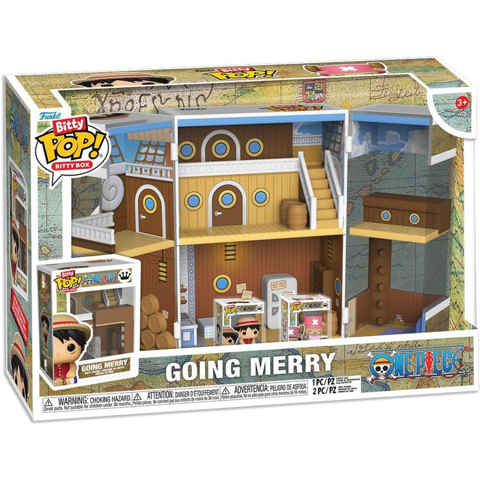 Set Figurine si Display Funko Bitty POP! One Piece - Going Merry