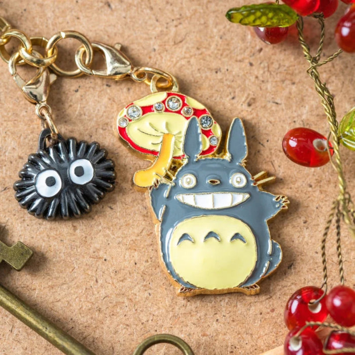 Lant cu pandantive My Neighbor Totoro - Big Totoro &  Mushroom