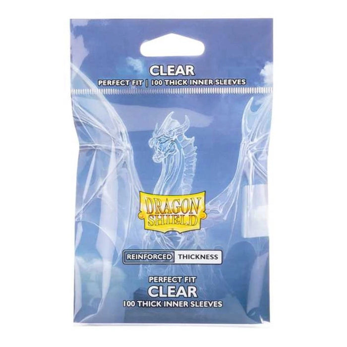 Sleeve-uri Dragon Shield Standard Size Perfect fit - Inner Sleeves - Thick Inner Clear (100 bucati)