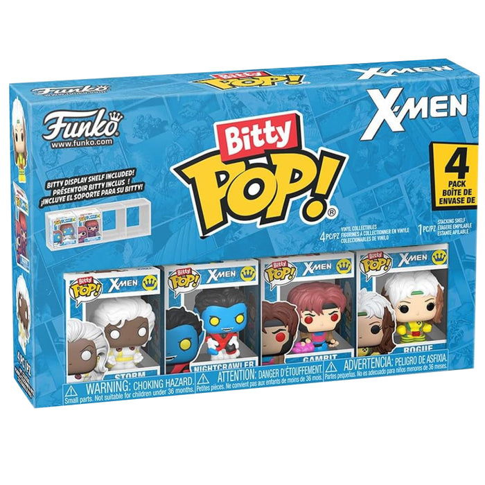 Set 4 Mini Figurine Funko Bitty POP X-Men - Gambit 2,5 cm