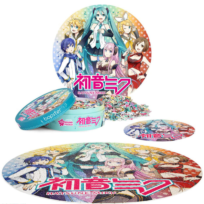 Puzzle Rotund Hatsune Miku, 500 piese