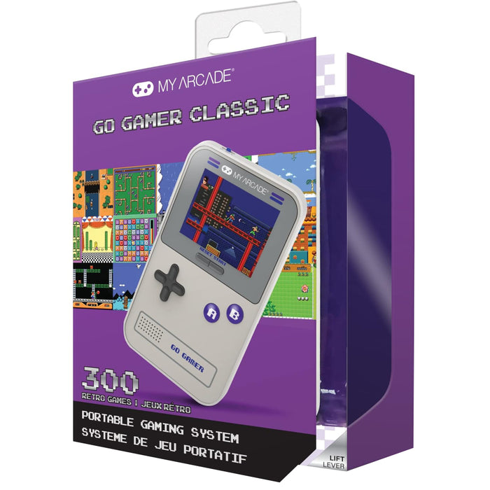 Consola portabila Go Gamer Classic (300 Games in 1) (gray & purple)