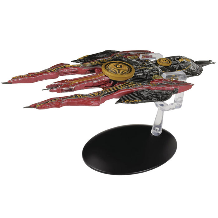 Figurina Star Trek Discovery Fig Mag 08 Klingon Qugh Class Ship