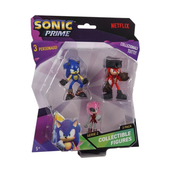 Set 3 Figurine Articulate Sonic Prime - diverse modele, S2
