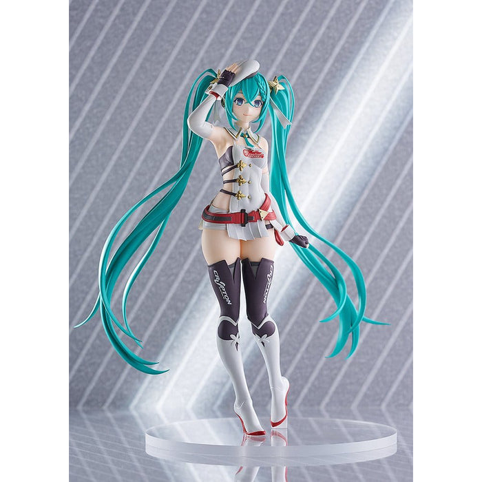 Precomanda Figurina Hatsune Miku GT Project Pop Up Parade PVC - Racing Miku 2023 Ver. 17 cm