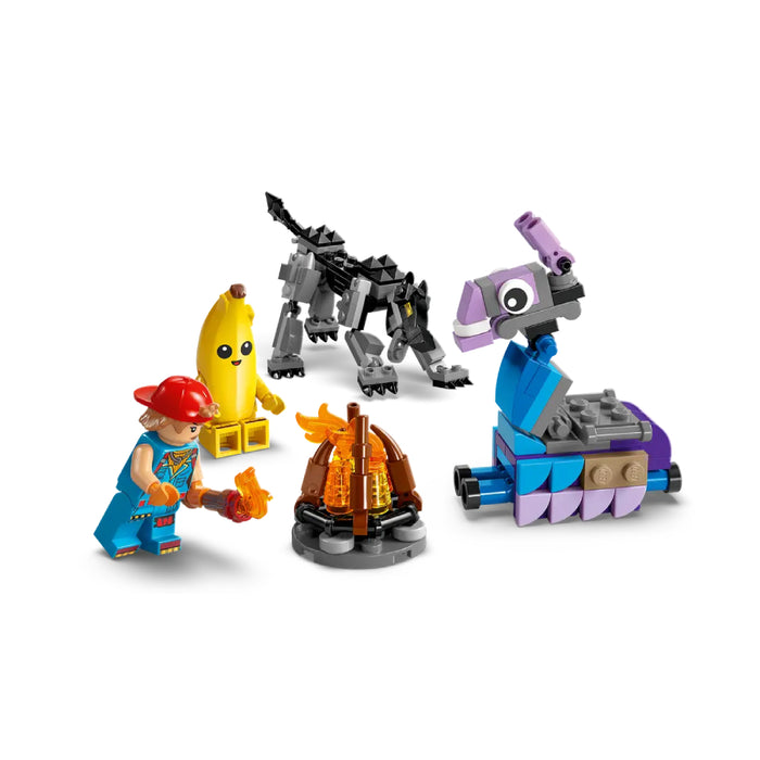 Lego Fortnite - Tabara lui Peely si Sparkplug (77075)