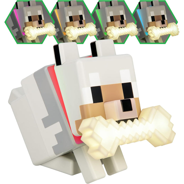 Lampa Minecraft Wolf GloBuddies