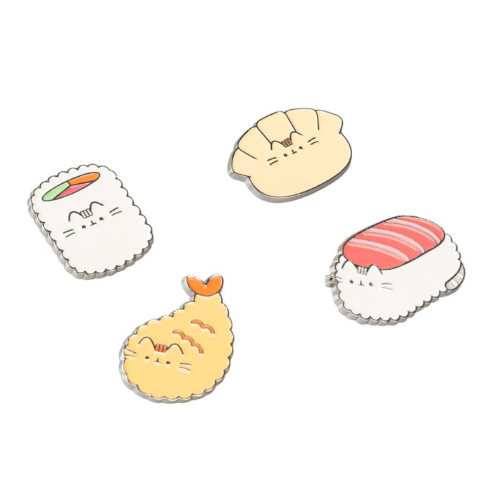 Set 4 Insigne Pusheen - Sushi Roll