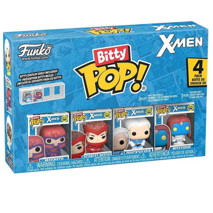 Set 4 Mini Figurine Funko Bitty POP X-Men - Magneto 2,5 cm