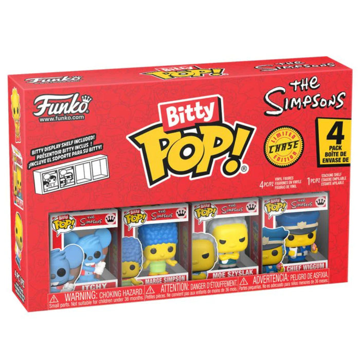 Set 4 Mini Figurine Funko Bitty Pop! Simpsons - Itchy