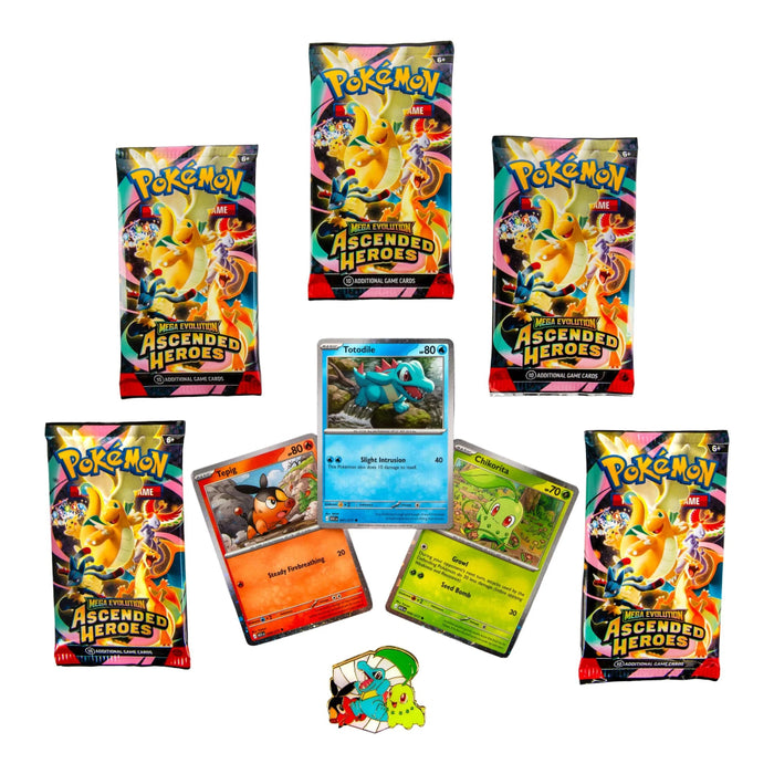 Precomanda Pokemon TCG - Mega Evolution - Ascended Heroes First Partners Deluxe Pin Collection