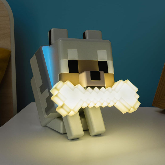 Lampa Minecraft Wolf GloBuddies