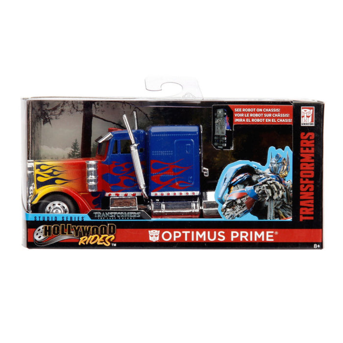 Figurina Masinuta Metalica Transformers  T1 Optimus Prime Scara 1 la 32